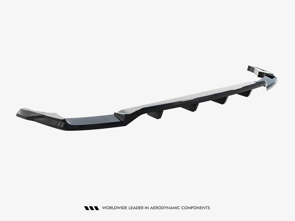 Rear Splitter (Vertical Bars) compatible with Audi Q8 Mk1 Facelift