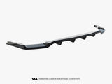 Rear Splitter (Vertical Bars) compatible with Audi Q8 Mk1 Facelift