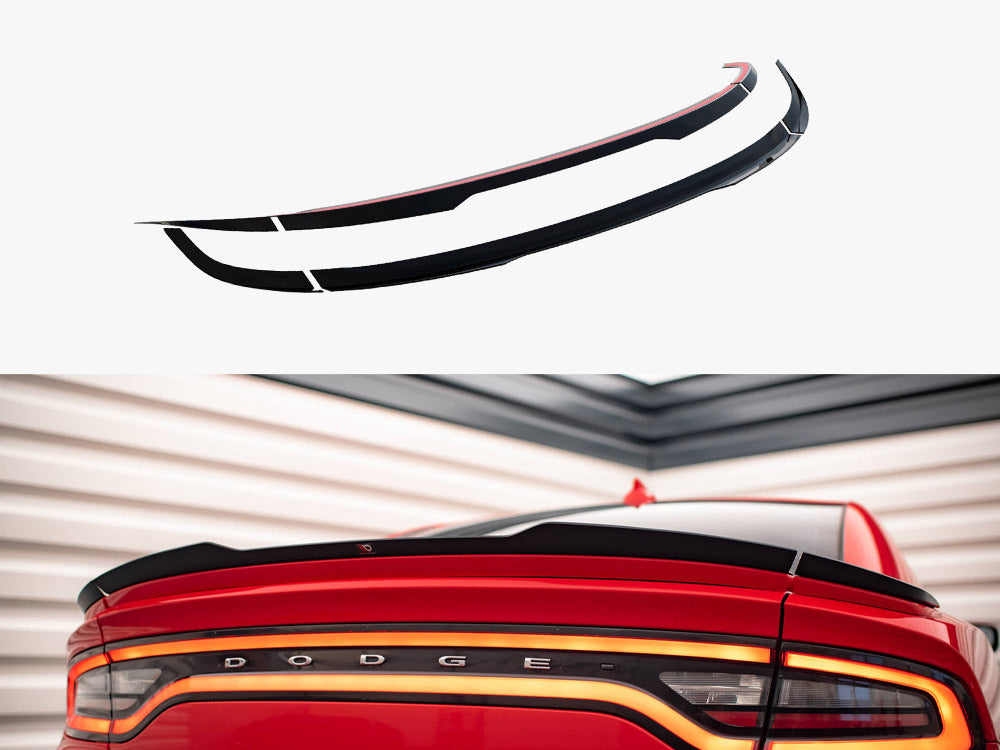 Set of Spoiler CAPS compatible with Dodge Charger R/T Mk7 Facelift