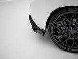 Rear Side Splitters V.4 + Flaps compatible with Volkswagen Golf GTI / GTE Mk8