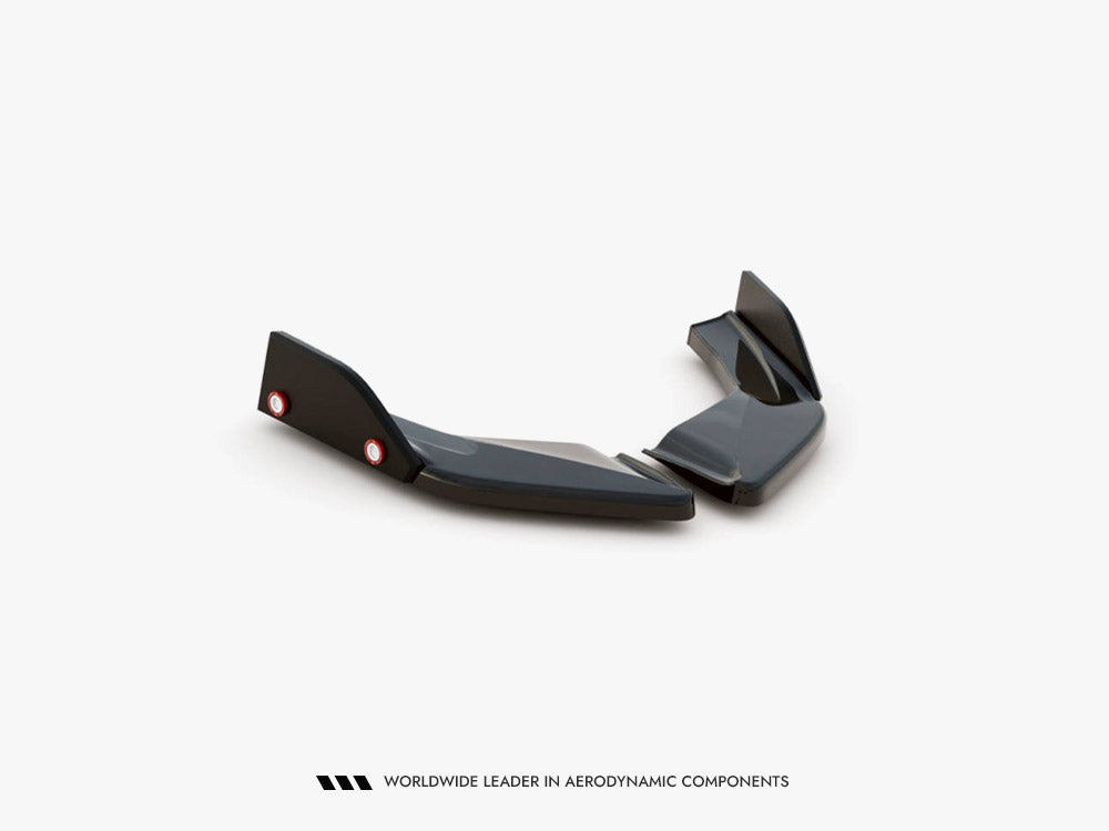 Rear Side Splitters V.4 + Flaps compatible with Volkswagen Golf GTI / GTE Mk8
