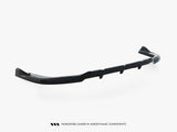 Central Rear Splitter (Vertical Bars) compatible with Lexus RX Mk4 Facelift