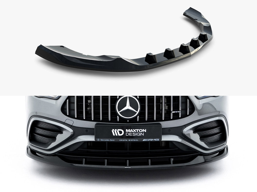 Front Splitter V.2 compatible with Mercedes-AMG GLA 35 H247 Facelift