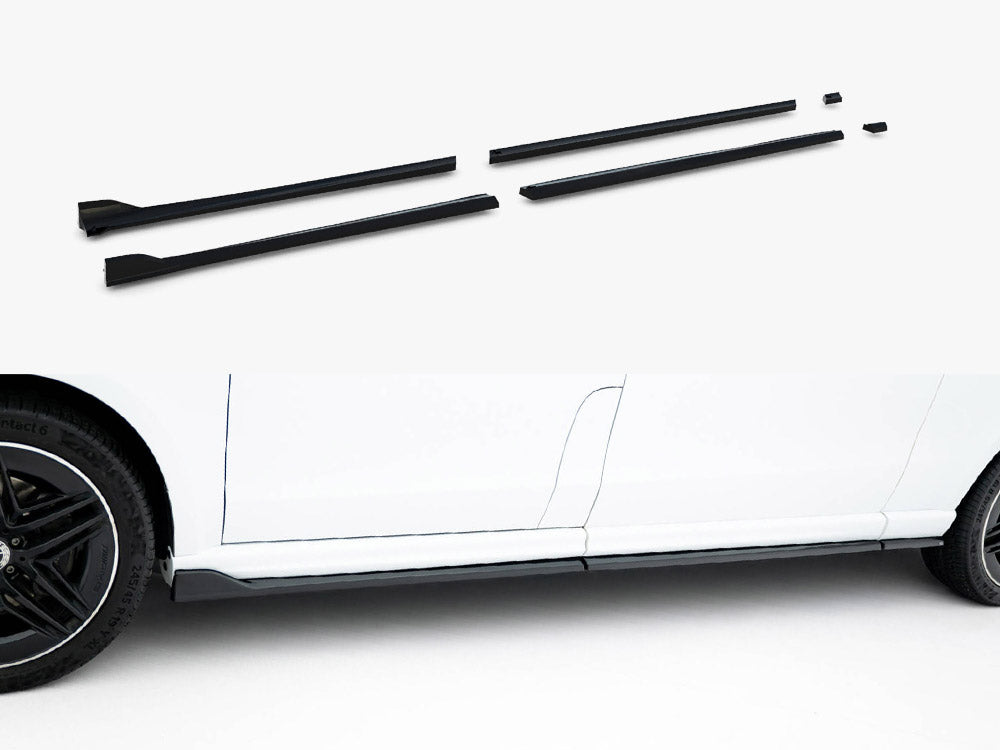 Side Skirt Diffusers V.2 compatible with Mercedes V-Class Extra Long AMG Line W447