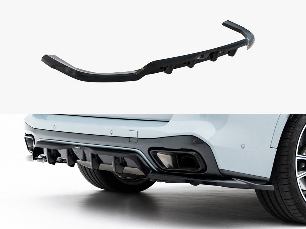 Rear Splitter (Vertical Bars) V.1 compatible with BMW X5 M-Pack G05 Facelift