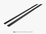 Street PRO Side Skirts Diffusers compatible with Ford Mustang GT Mk7