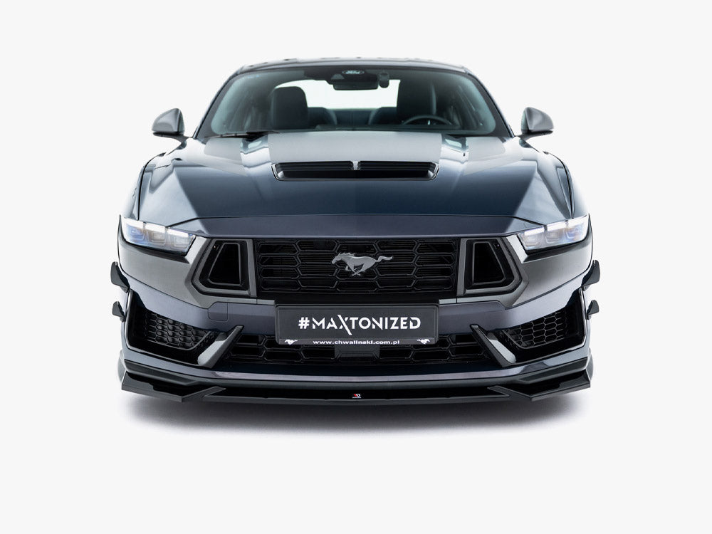 Front Splitter V.1 compatible with Ford Mustang Dark Horse Mk7