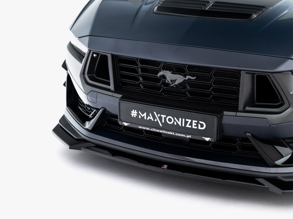 Front Splitter V.1 compatible with Ford Mustang Dark Horse Mk7