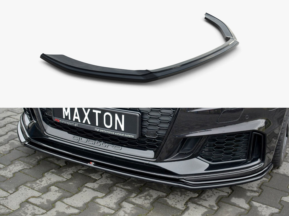 Front Splitter V.2 compatible with Audi RS 3 Sportback 8V Facelift