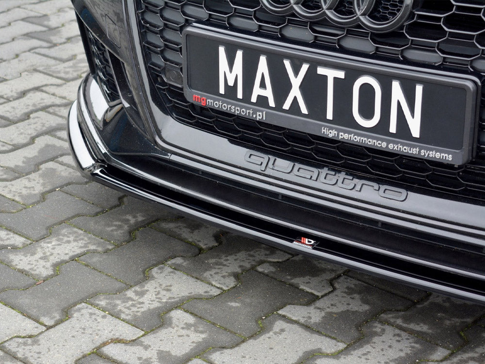 Front Splitter V.2 compatible with Audi RS 3 Sportback 8V Facelift