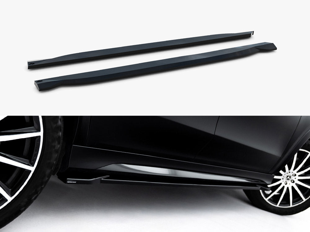 Side Skirts Diffusers V.2 compatible with Mercedes-Benz GLS AMG Line X167 / X167 Facelift