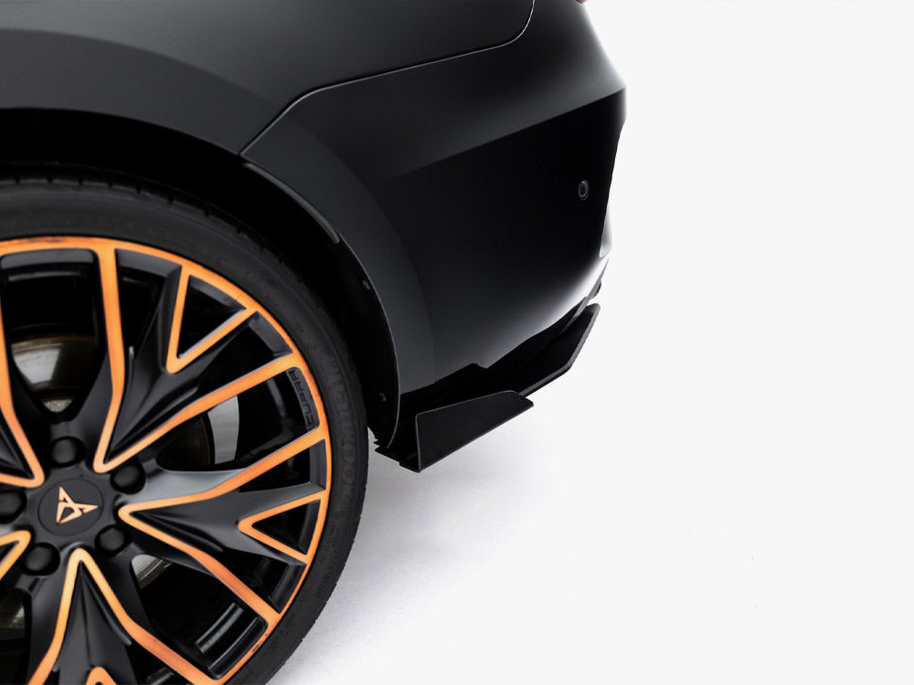 Street PRO Rear Side Splitters + Flaps compatible with CUPRA Leon ST Mk1 Facelift