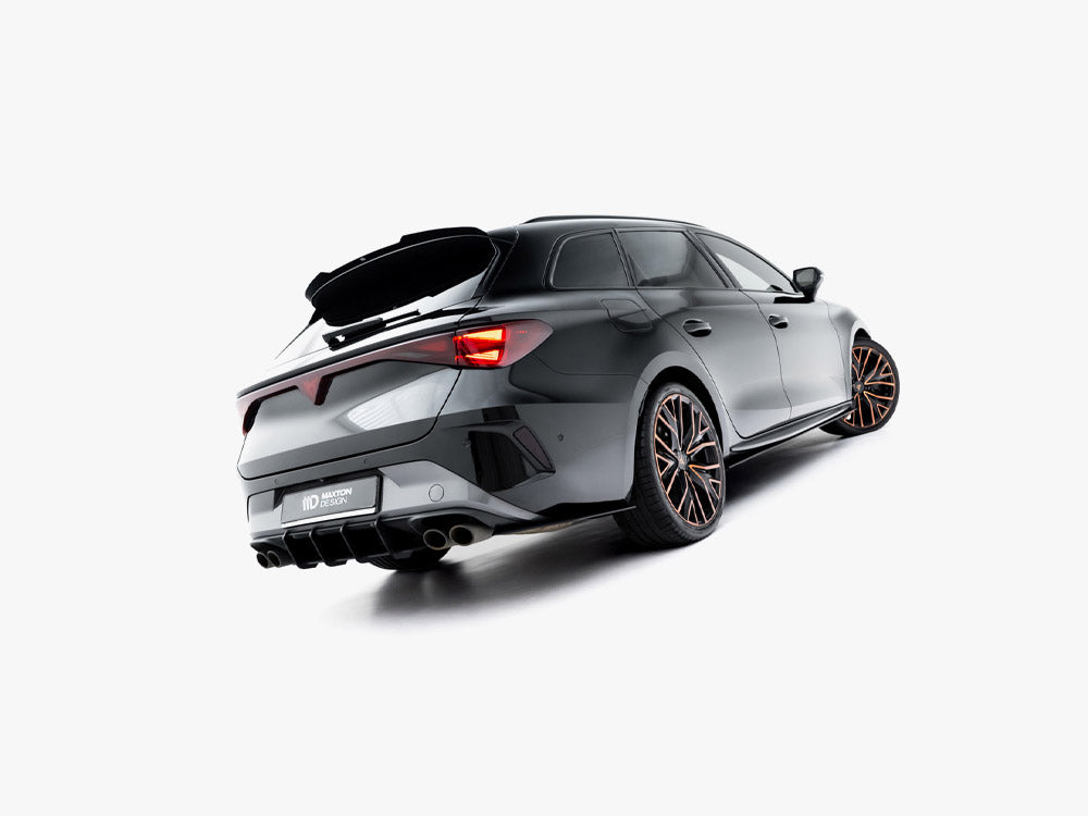 Street PRO Rear Side Splitters compatible with CUPRA Leon ST Mk1 Facelift
