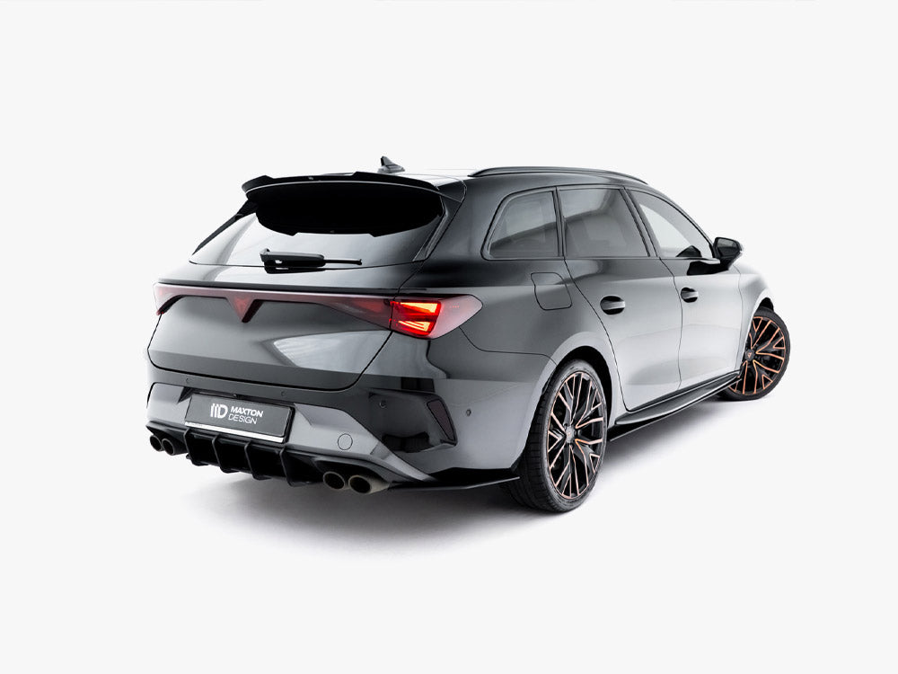 Street PRO Rear Side Splitters compatible with CUPRA Leon ST Mk1 Facelift