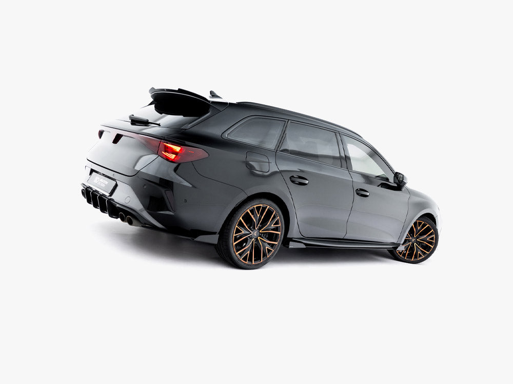 Street PRO Side Skirt Diffusers + Flaps compatible with CUPRA Leon ST / Hatchback Aero Mk1 / Mk1 Facelift
