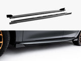 Street PRO Side Skirt Diffusers + Flaps compatible with CUPRA Leon ST / Hatchback Aero Mk1 / Mk1 Facelift