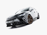 Street PRO Front Splitter + Flaps compatible with CUPRA Leon ST Mk1 Facelift