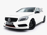 Front Splitter compatible with Mercedes W176 AMG Line Pre-Facelift
