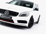 Front Splitter compatible with Mercedes W176 AMG Line Pre-Facelift