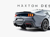 Street PRO Rear Side Splitters + Flaps compatible with Ford Mustang Dark Horse Mk7