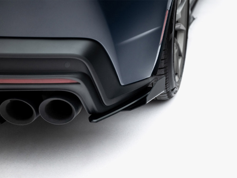 Street PRO Rear Side Splitters + Flaps compatible with Ford Mustang Dark Horse Mk7