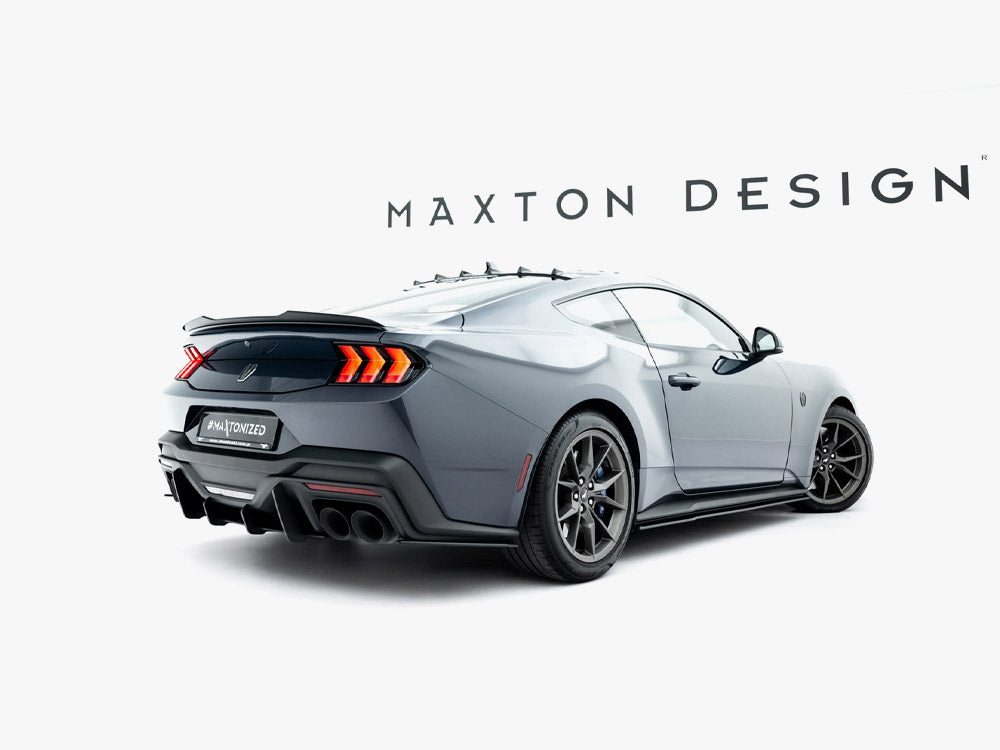 Street PRO Rear Side Splitters compatible with Ford Mustang Dark Horse Mk7