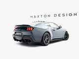 Street PRO Rear Side Splitters compatible with Ford Mustang Dark Horse Mk7