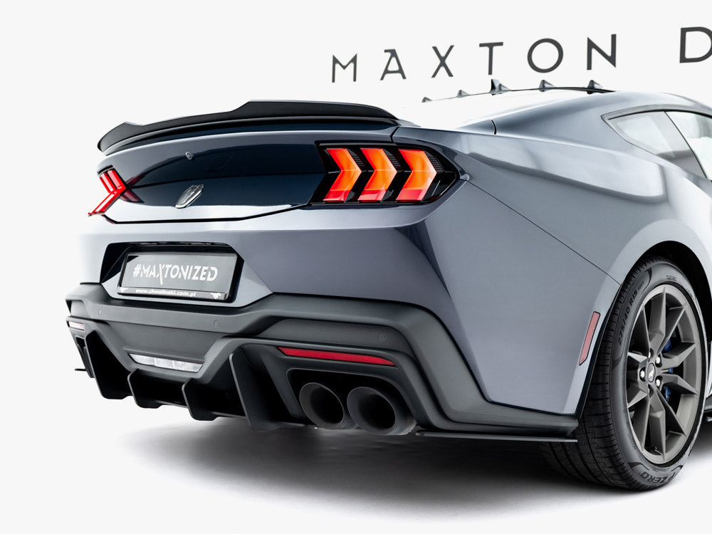 Street PRO Rear Side Splitters compatible with Ford Mustang Dark Horse Mk7