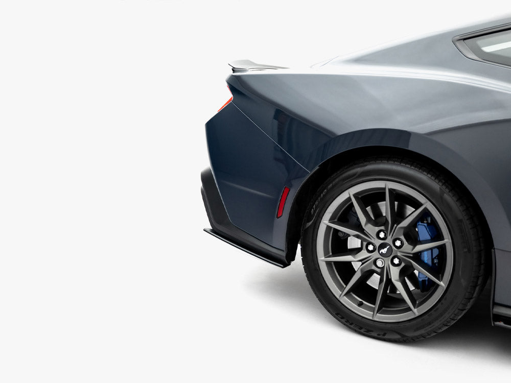 Street PRO Rear Side Splitters compatible with Ford Mustang Dark Horse Mk7