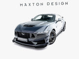 Street PRO Front Splitter + Flaps compatible with Ford Mustang Dark Horse Mk7
