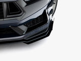 Street PRO Front Splitter + Flaps compatible with Ford Mustang Dark Horse Mk7