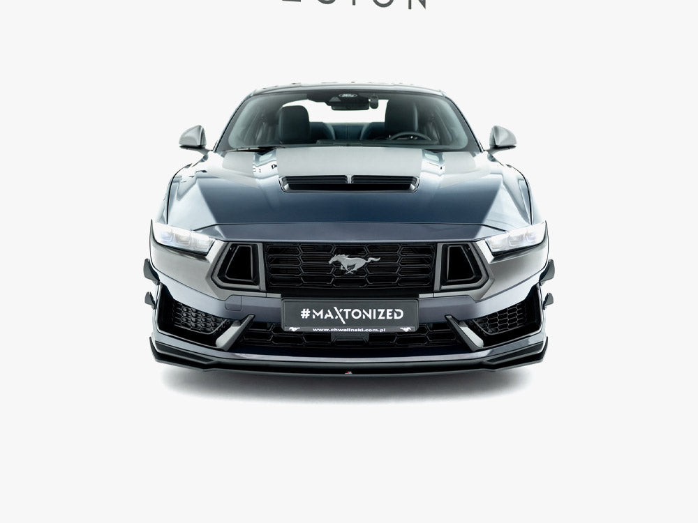 Street PRO Front Splitter compatible with Ford Mustang Dark Horse Mk7