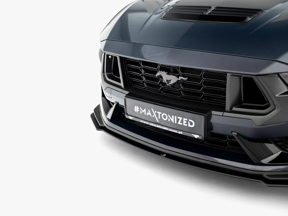 Street PRO Front Splitter compatible with Ford Mustang Dark Horse Mk7