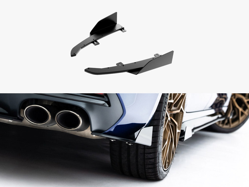 Street PRO Rear Side Splitters + Flaps compatible with Audi S5 Sedan / Avant B10