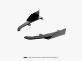 Street PRO Rear Side Splitters + Flaps compatible with Audi S5 Sedan / Avant B10