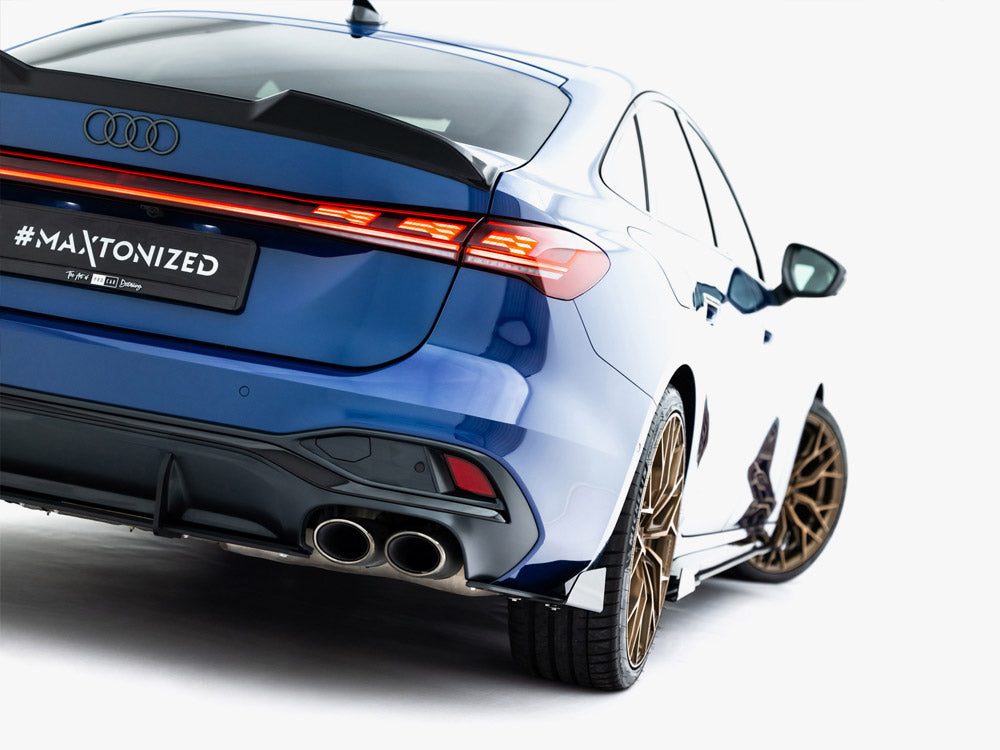 Street PRO Rear Side Splitters + Flaps compatible with Audi S5 Sedan / Avant B10