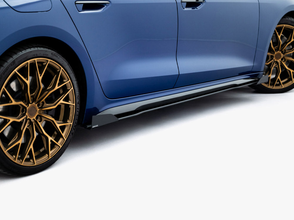 Street PRO Side Skirt Diffusers + Flaps compatible with Audi A5 S Line / S5 Sedan / Avant B10