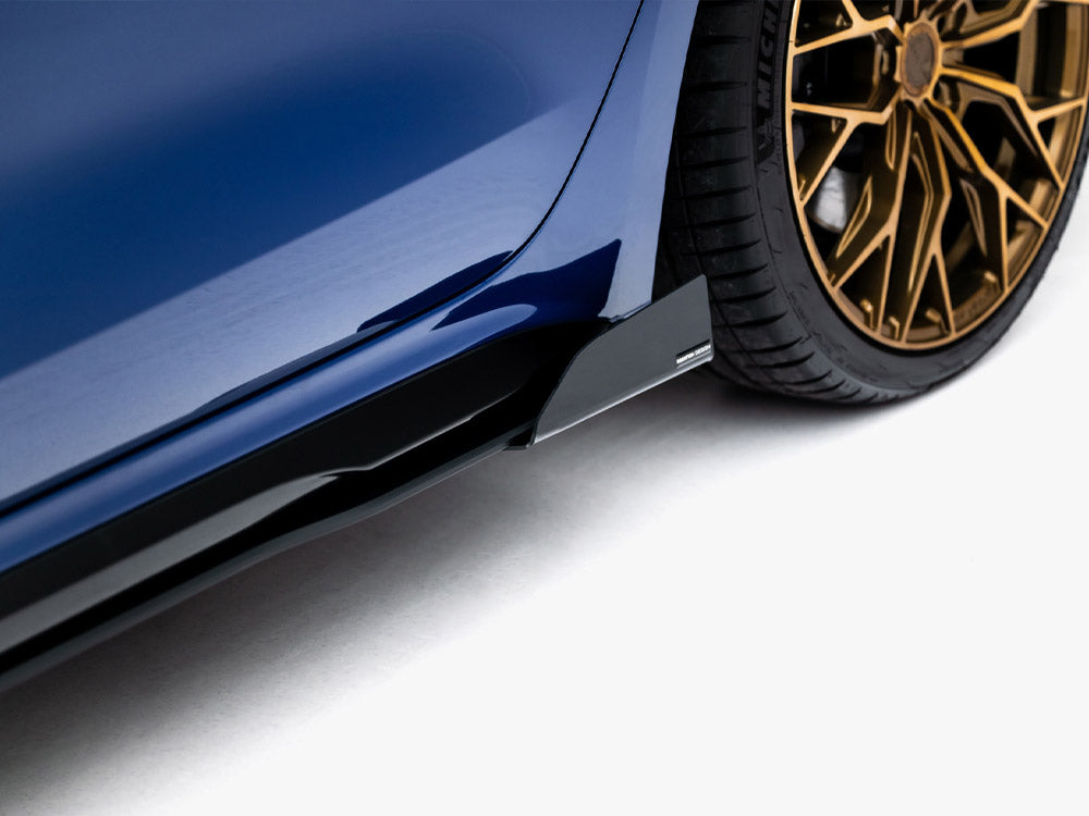 Street PRO Side Skirt Diffusers + Flaps compatible with Audi A5 S Line / S5 Sedan / Avant B10