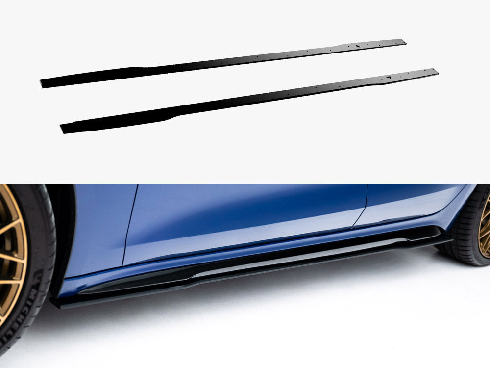 Street PRO Side Skirt Diffusers compatible with Audi A5 S Line / S5 Sedan / Avant B10