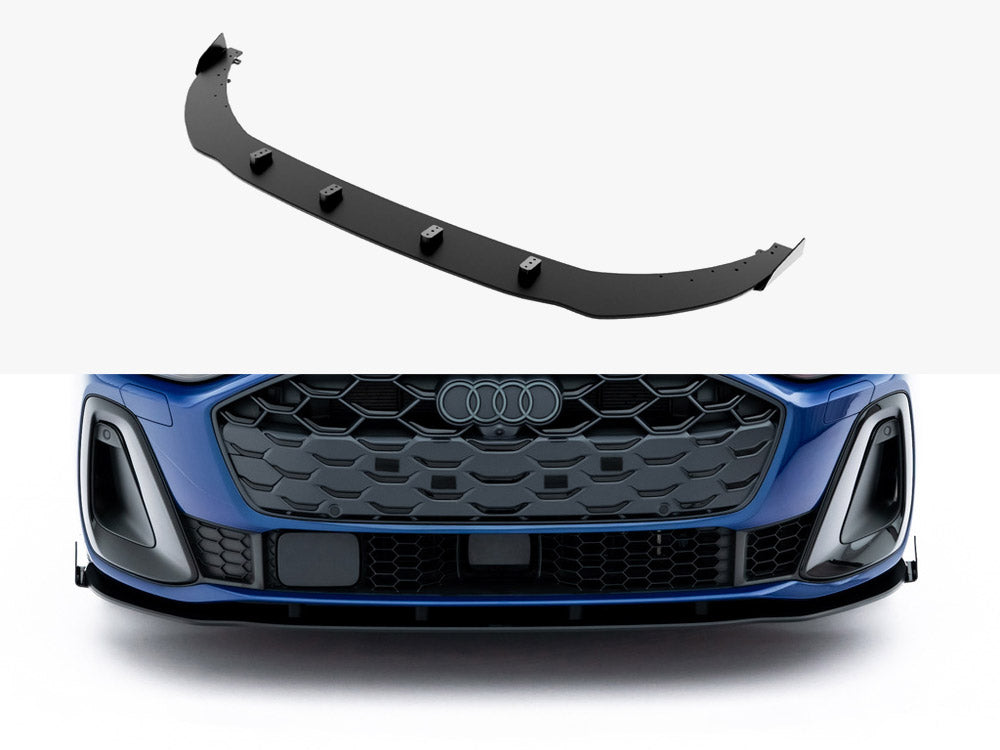 Street PRO Front Splitter + Flaps compatible with Audi A5 S Line / S5 Sedan / Avant B10