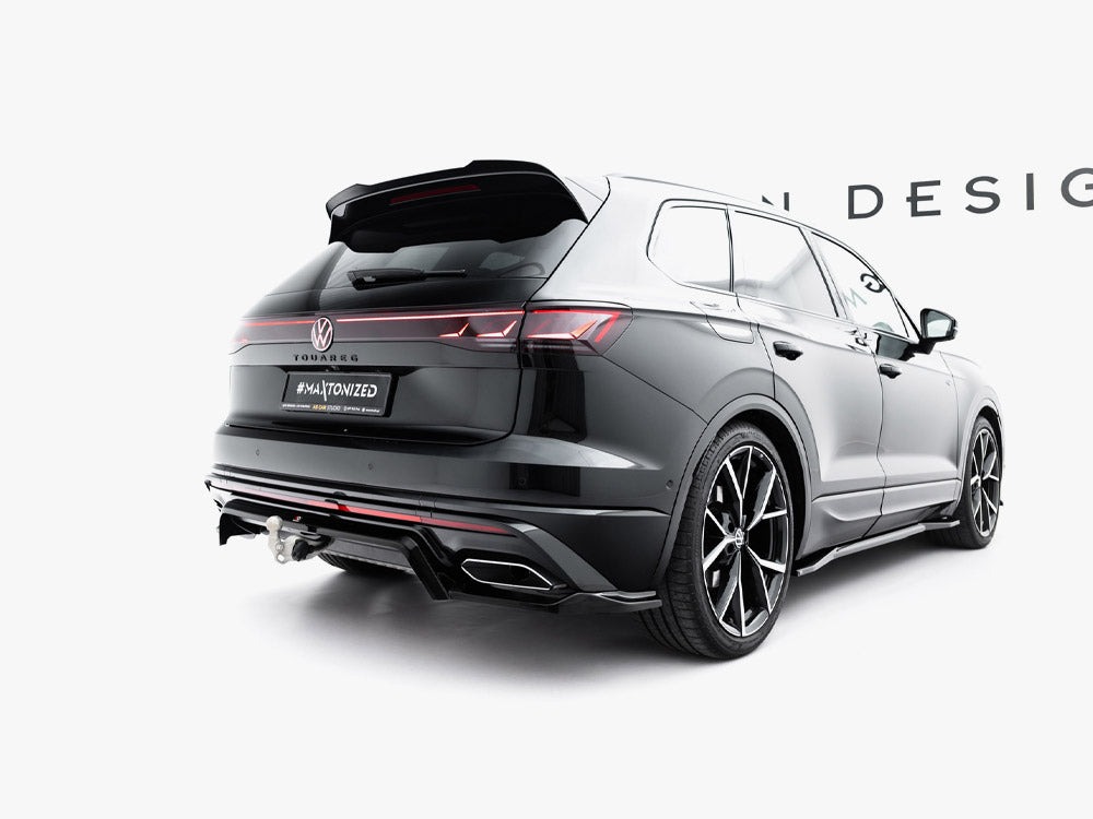 Rear Splitter (Vertical Bars) compatible with Volkswagen Touareg R-Line Mk3 Facelift