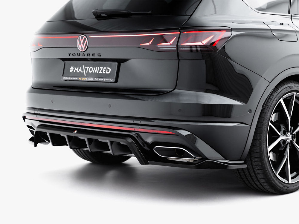 Rear Splitter (Vertical Bars) compatible with Volkswagen Touareg R-Line Mk3 Facelift