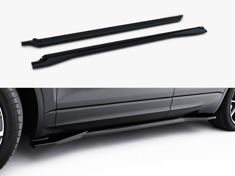 Side Skirt Diffusers compatible with Volkswagen Touareg R-Line Mk3 Facelift