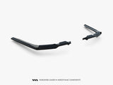 Rear Splitter (Vertical Bars) V.2 compatible with BMW 5 / i5 M-Pack Sedan / Touring G60 / G61
