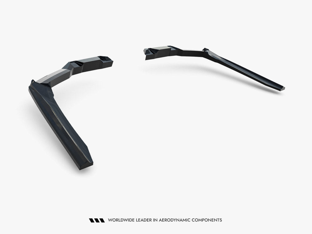 Rear Splitter (Vertical Bars) V.2 compatible with BMW 5 / i5 M-Pack Sedan / Touring G60 / G61