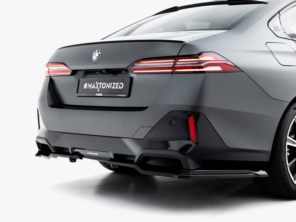Rear Splitter (Vertical Bars) V.1 compatible with BMW 5 / i5 M-Pack Sedan / Touring G60 / G61