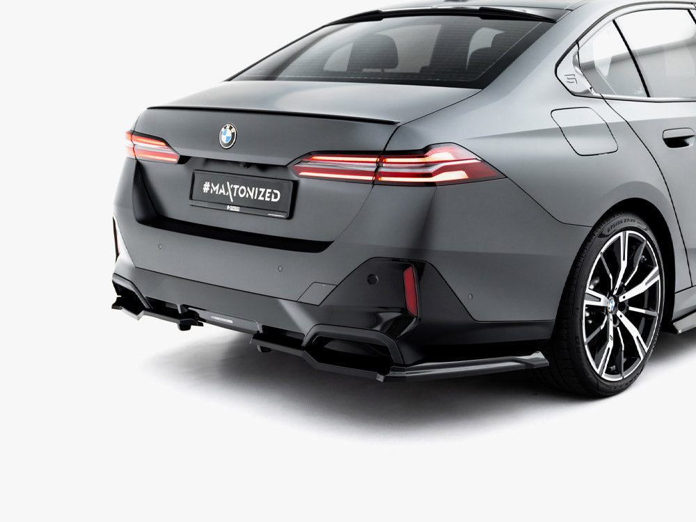 Rear Splitter (Vertical Bars) V.1 compatible with BMW 5 / i5 M-Pack Sedan / Touring G60 / G61