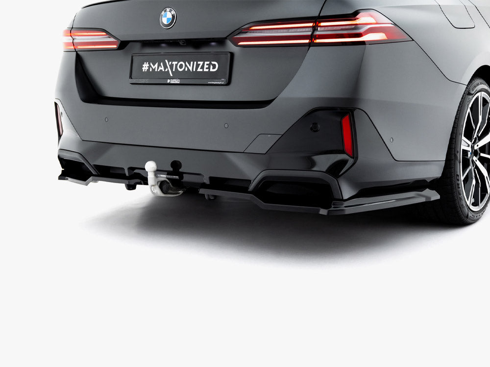 Rear Splitter (Vertical Bars) V.1 compatible with BMW 5 / i5 M-Pack Sedan / Touring G60 / G61