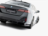 Rear Splitter (Vertical Bars) V.1 compatible with BMW 5 / i5 M-Pack Sedan / Touring G60 / G61
