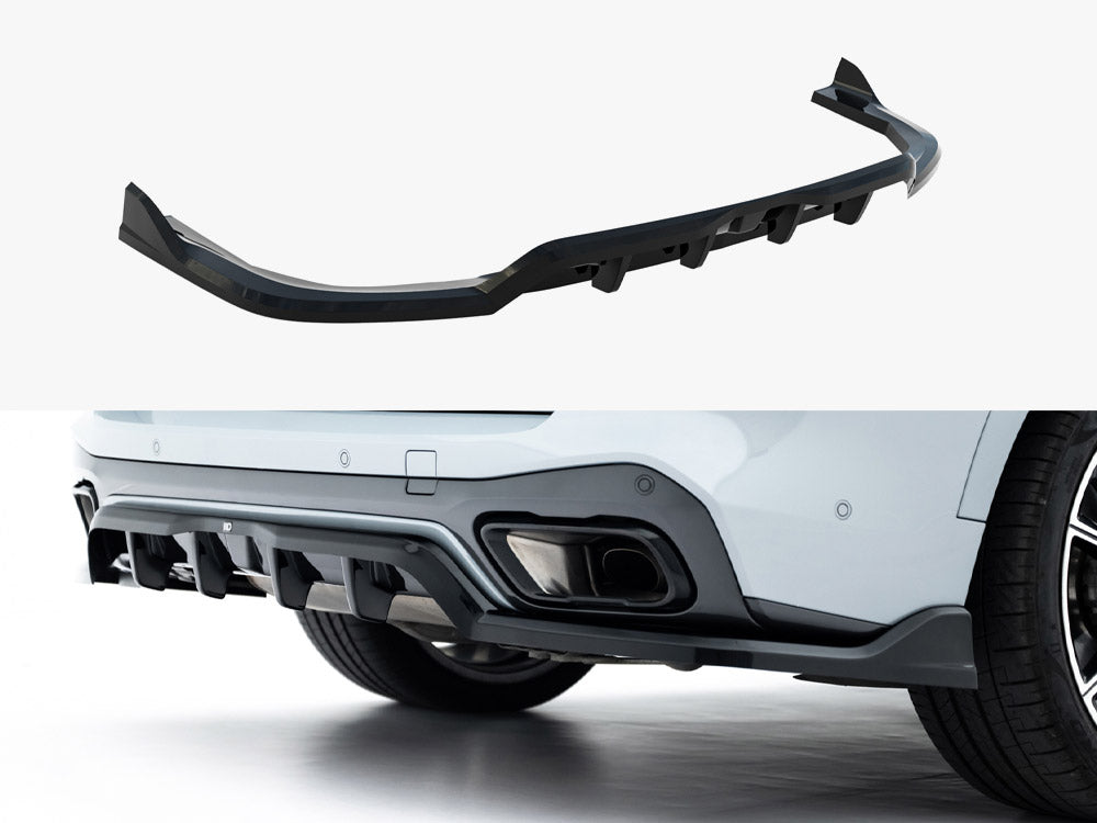 Rear Splitter (Vertical Bars) V.2 compatible with BMW X5 M-Pack G05 Facelift